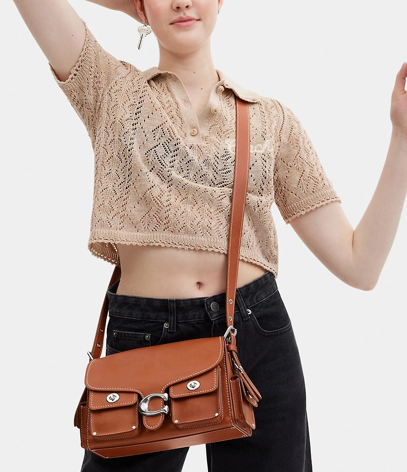 COACH Cargo Western Turn-Lock Soft Tabby Shoulder Bag
