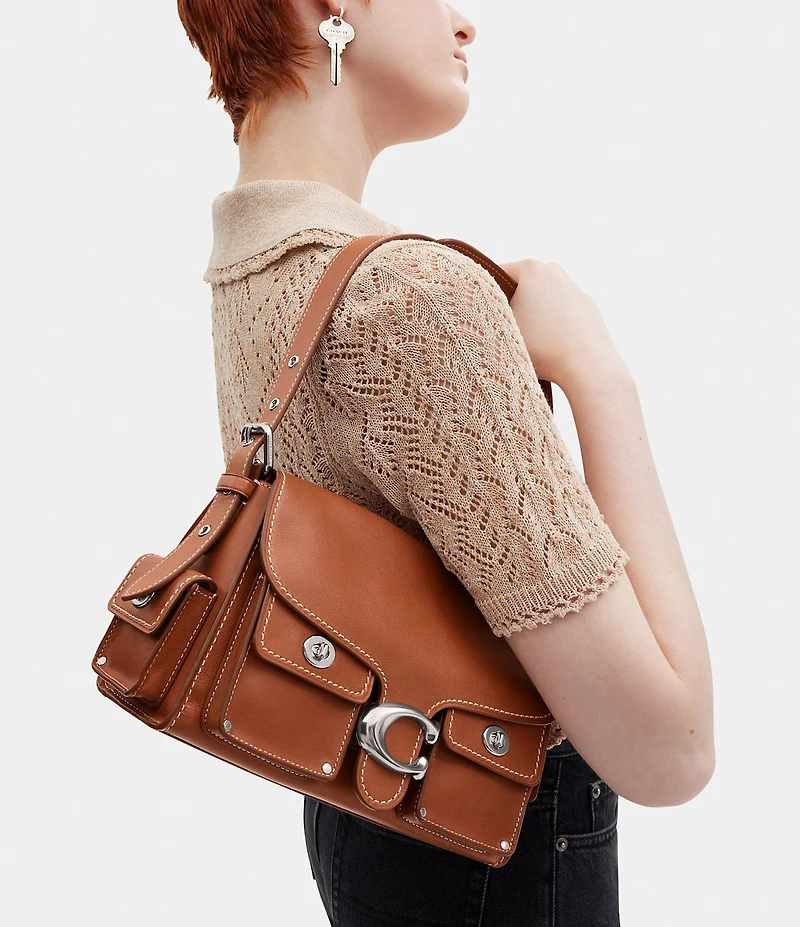 COACH Cargo Western Turn-Lock Soft Tabby Shoulder Bag