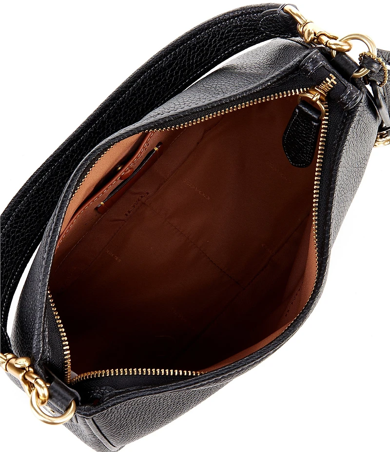 COACH Cary Pebble Leather Shoulder Bag