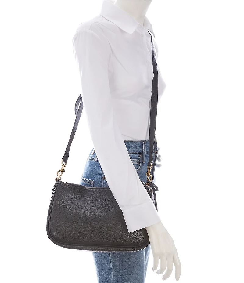 COACH Cary Pebble Leather Shoulder Bag