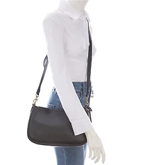 COACH Cary Pebble Leather Shoulder Bag