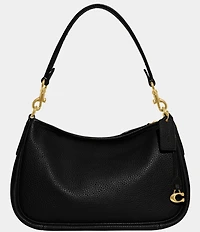 COACH Cary Pebble Leather Shoulder Bag