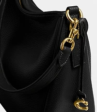COACH Cary Pebbled Leather Shoulder Bag