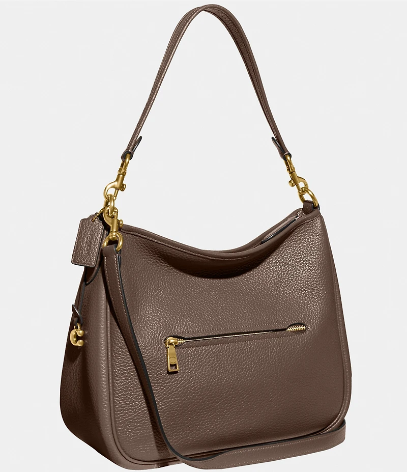 COACH Cary Pebbled Leather Shoulder Bag