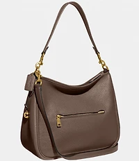 COACH Cary Pebbled Leather Shoulder Bag