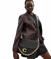 COACH Chain Tabby 35 Shoulder Bag