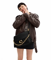 COACH Chain Tabby 35 Shoulder Bag