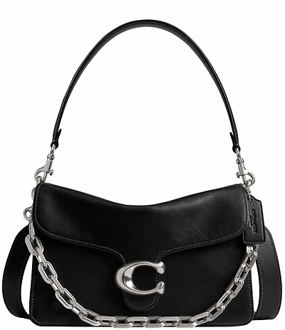 COACH Chain Tabby Silver Hardware Shoulder Bag