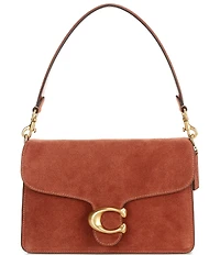 COACH Chain Tabby Suede Shoulder Bag