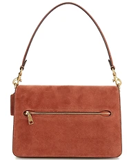 COACH Chain Tabby Suede Shoulder Bag