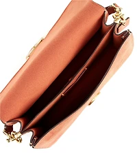 COACH Chain Tabby Suede Shoulder Bag