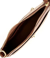 COACH Chaise Signature Canvas Sling Contrast Trim Crossbody Bag