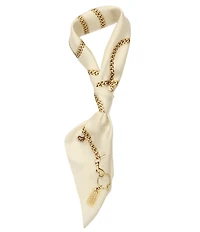 COACH Charms Printed Silk Square Scarf