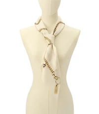 COACH Charms Printed Silk Square Scarf