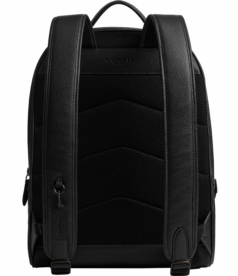 COACH Charter Max Signature Leather Backpack
