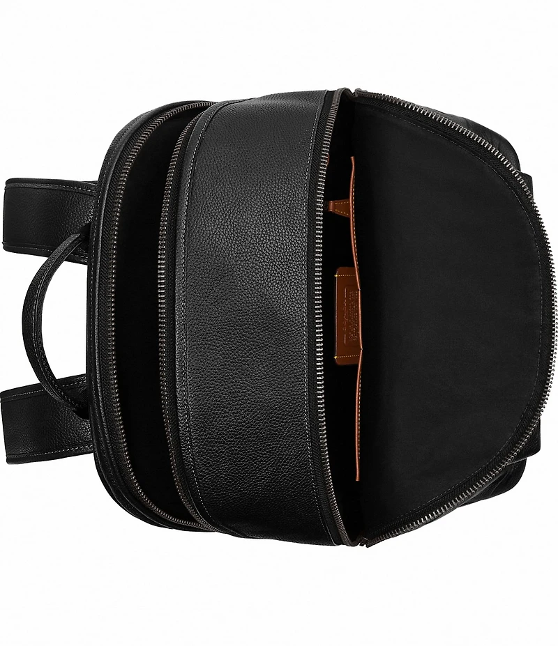 COACH Charter Max Signature Leather Backpack