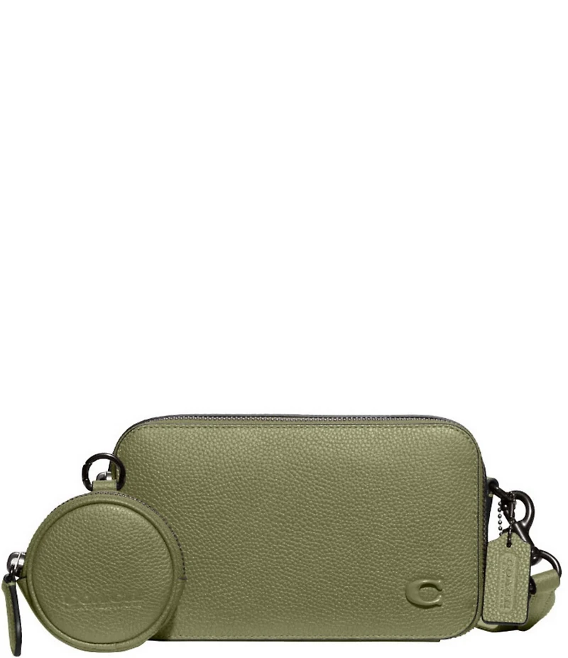 COACH Charter Polished Pebble Leather Slim Crossbody Bag