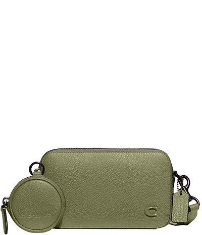 COACH Charter Polished Pebble Leather Slim Crossbody Bag