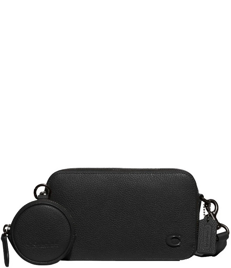 COACH Charter Polished Pebble Leather Slim Crossbody Bag