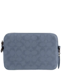 COACH Charter Signature Jacquard/Refined Calfskin Leather Crossbody Bag