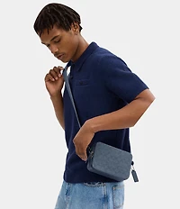 COACH Charter Signature Jacquard/Refined Calfskin Leather Crossbody Bag
