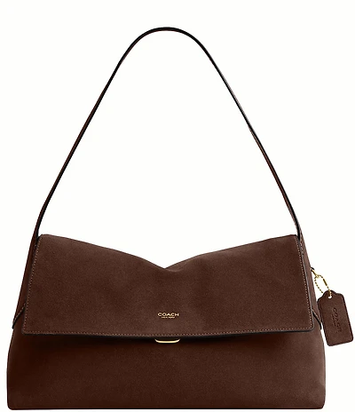 COACH Chelsea 36 Suede Shoulder Bag