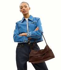COACH Chelsea 36 Suede Shoulder Bag