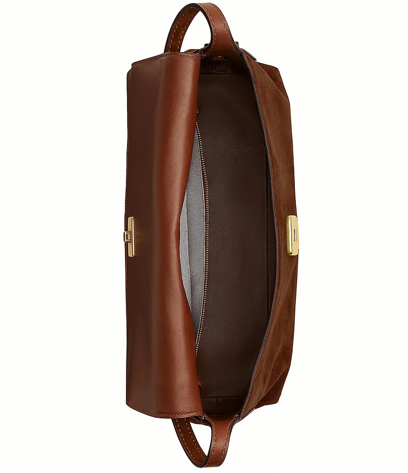 COACH Chelsea 36 Suede Shoulder Bag