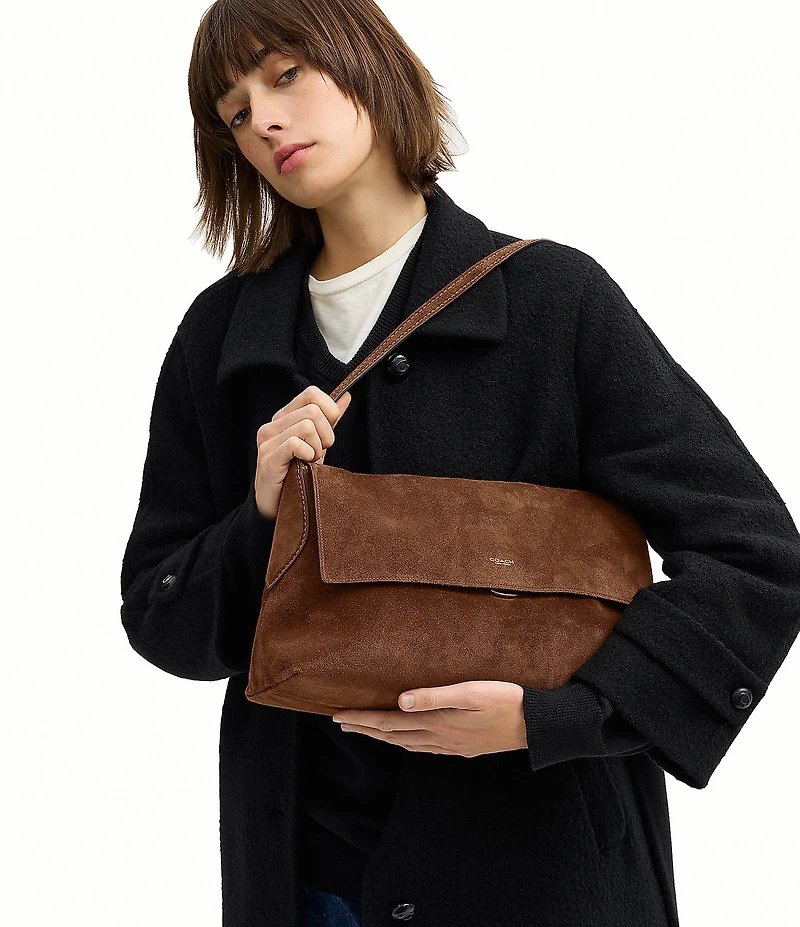COACH Chelsea 36 Suede Shoulder Bag