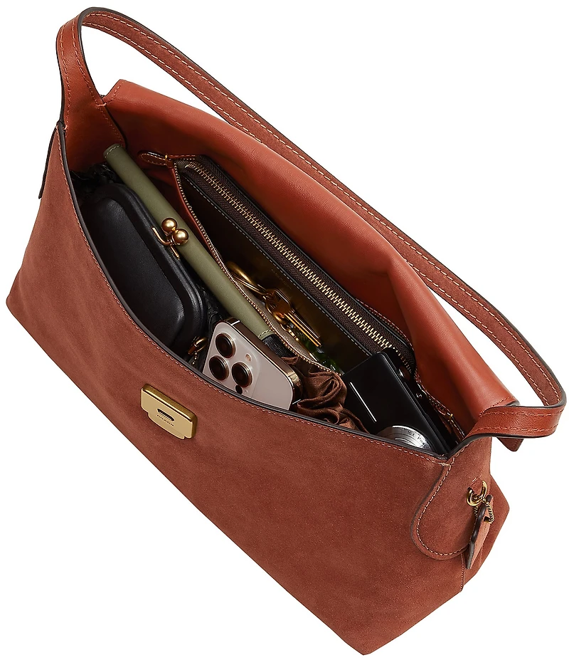 COACH Chelsea 36 Suede Shoulder Bag