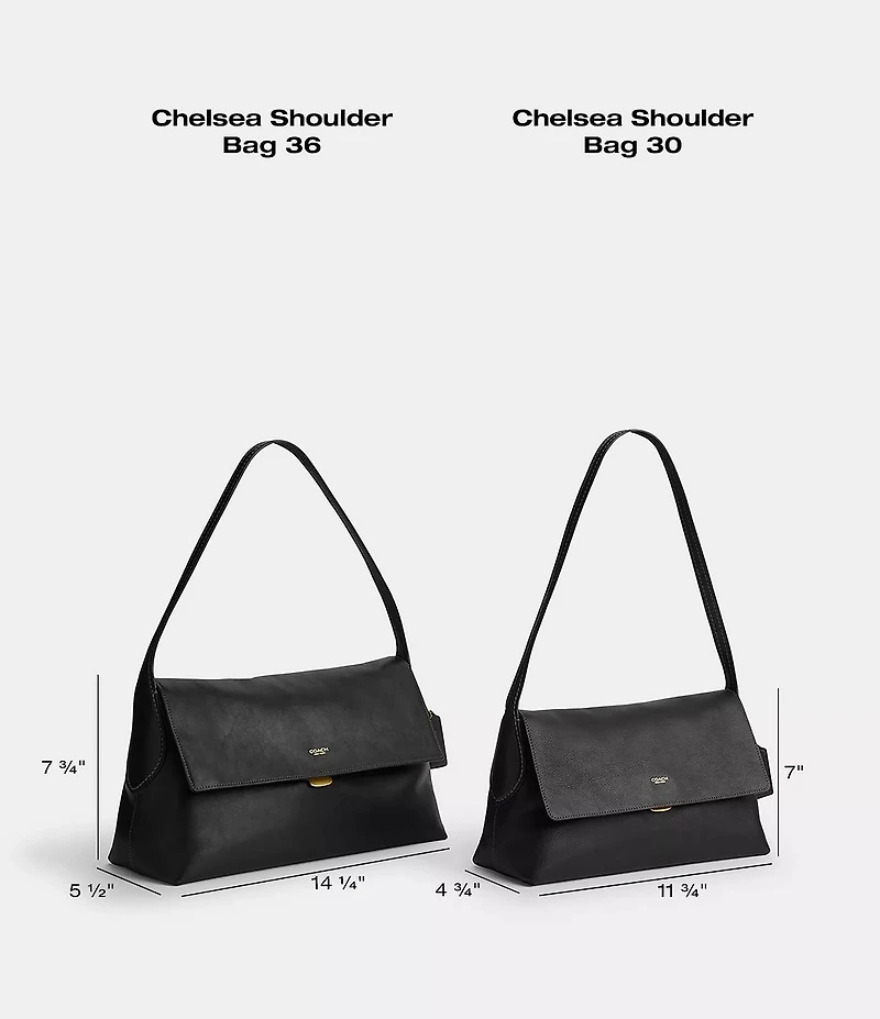 COACH Chelsea 36 Suede Shoulder Bag