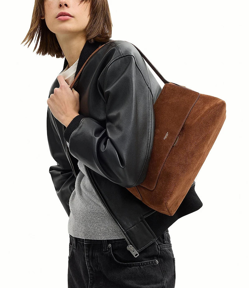 COACH Chelsea Suede Shoulder Bag 30