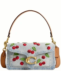 COACH Cherry Denim Tabby 26 Bag