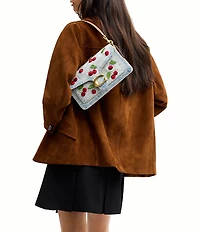 COACH Cherry Denim Tabby 26 Bag