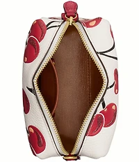 COACH Cherry Print Essential Mini Cosmetic Pouch