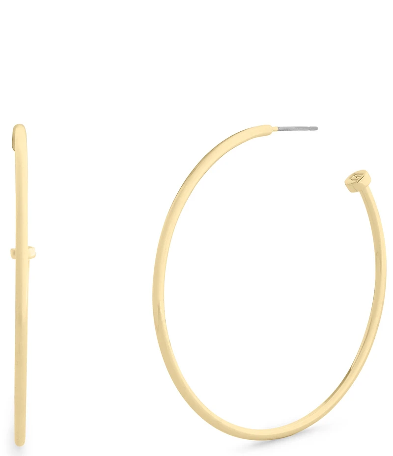 COACH Classic Hoop Earrings