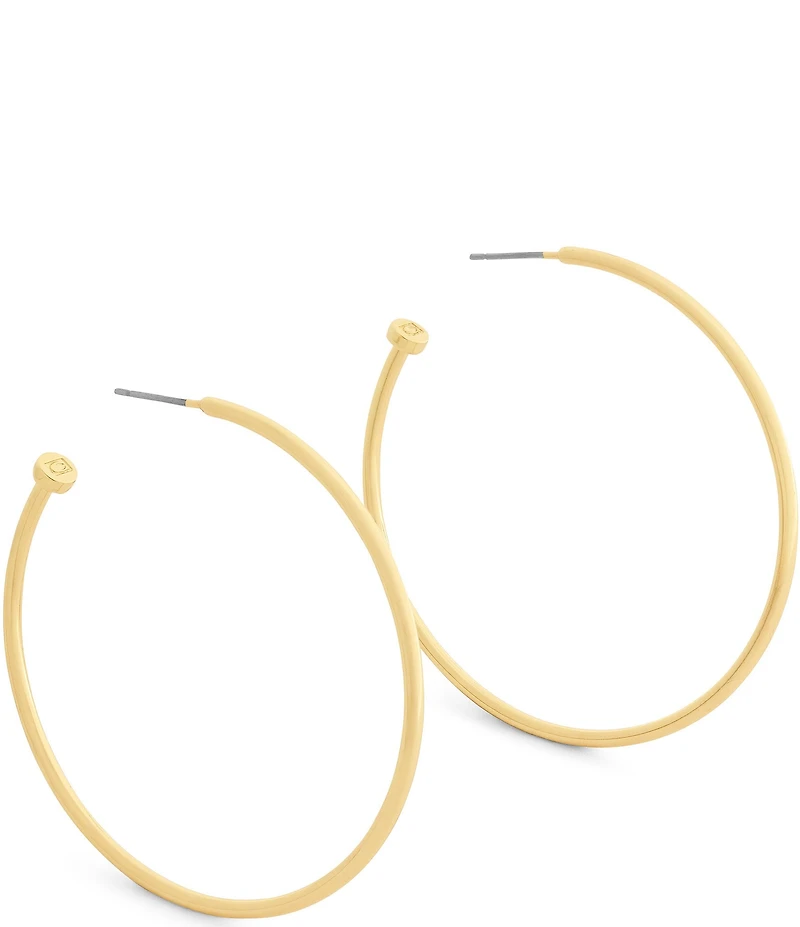 COACH Classic Hoop Earrings