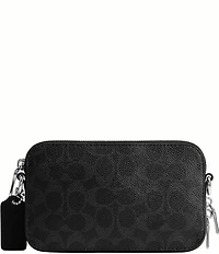 COACH Clinton Crossbody Signature Canvas Bag