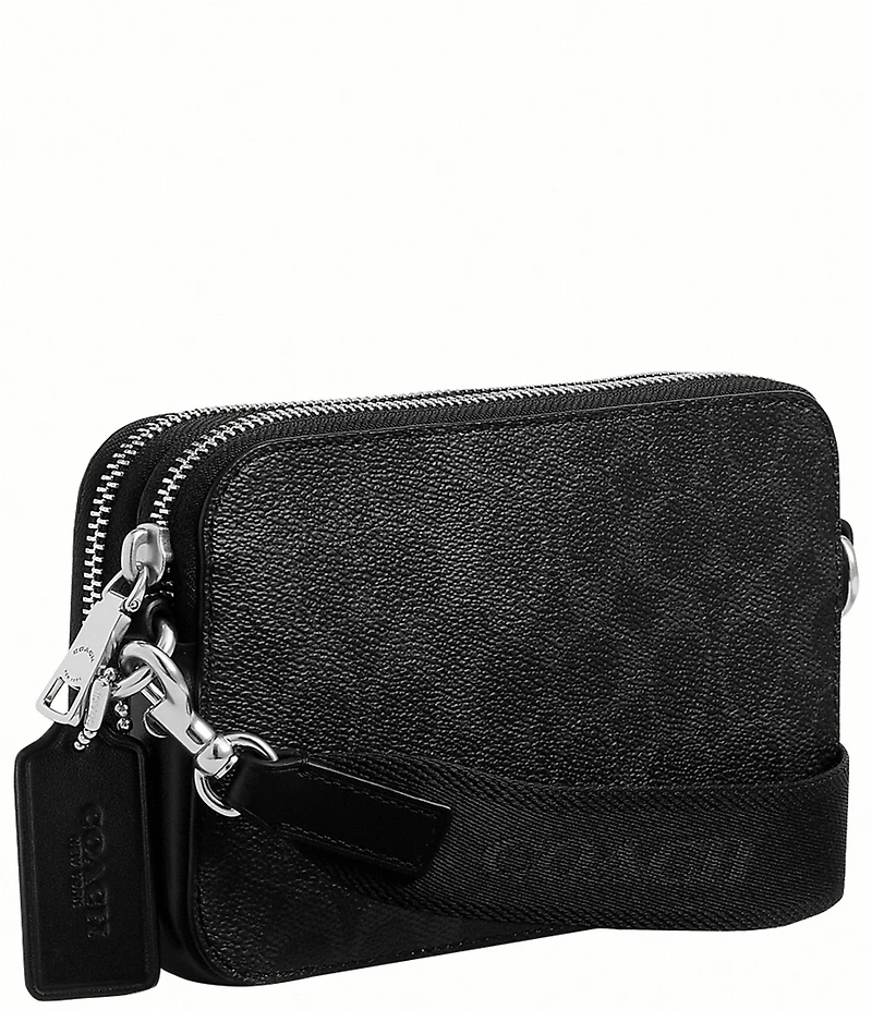 COACH Clinton Crossbody Signature Canvas Bag