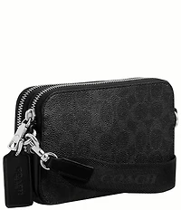 COACH Clinton Crossbody Signature Canvas Bag