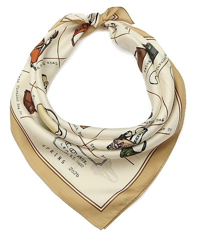 COACH Coach Originals Catalog Silk Bandana Scarf
