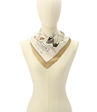 COACH Coach Originals Catalog Silk Bandana Scarf
