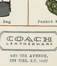 COACH Coach Originals Catalog Silk Bandana Scarf