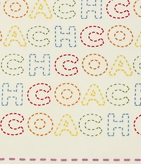 COACH Coach Stitch Printed Silk Bandana Scarf