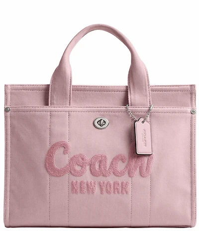 COACH Ballerina Denim Large Cargo Tote Bag