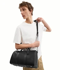 COACH Compass Pebble Leather/Refined Calfskin Leather Duffle Bag