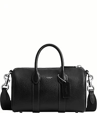 COACH Compass Soft Pebble Leather/Refined Calfskin Leather Bag