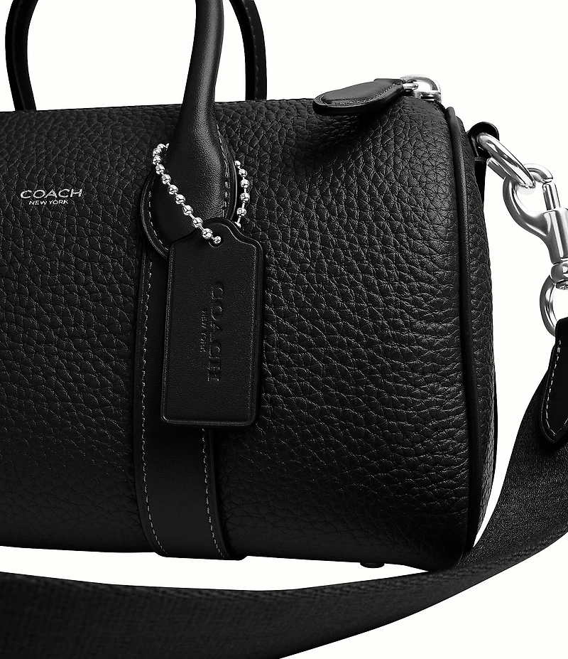 COACH Compass Soft Pebble Leather/Refined Calfskin Leather Bag