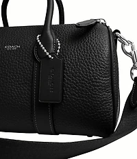 COACH Compass Soft Pebble Leather/Refined Calfskin Leather Bag