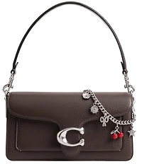 COACH Crystal Cherry Rhinestone Motif Chain Bag Charm